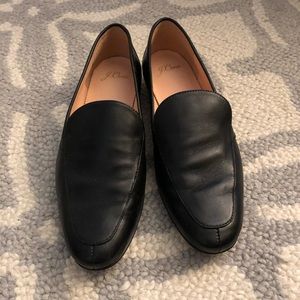 Jcrew leather loafers. Size 8